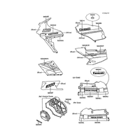 AUFKLEBER(BLAU/WEIß)