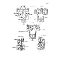 KURBELGEHÄUSE/SCHRAUBENSCHEMA