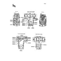 KURBELGEHÄUSE/SCHRAUBENSCHEMA