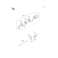 GANGSCHALTUNG/SCHALTGABEL