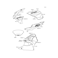 AUFKLEBER(ROT/SCHWARZ/VIOLETT)