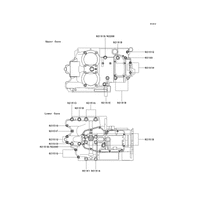 KURBELGEHÄUSE/SCHRAUBENSCHEMA