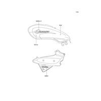 AUFKLEBER(SCHWARZ/ROT)