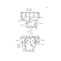 KURBELGEHÄUSE/SCHRAUBENSCHEMA