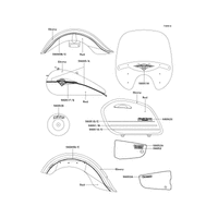 AUFKLEBER(SCHWARZ/ROT)