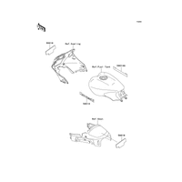 AUFKLEBER(BRONZE/ROT)