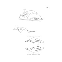 AUFKLEBER(SCHWARZ)(BLAU)