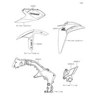 AUFKLEBER(ORANGE)(SCHWARZ)