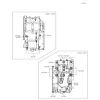 KURBELGEHÄUSE/SCHRAUBENSCHEMA(EX300AEA99330-)