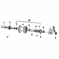 VORDERRADNABE FUER MARZOCCHI USD D 50