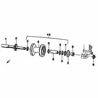 VORDERRADNABE FUER MARZOCCHI USD D 50