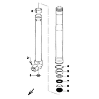 VORDERRADGABEL MARZOCCHI USD D 50