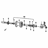 VORDERRADNABE FUER MARZOCCHI USD D 50