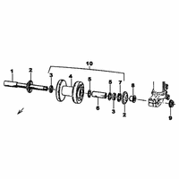 VORDERRADNABE FUER MARZOCCHI USD D 50