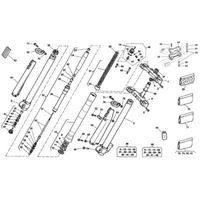 VORDERRADGABEL / STEUERKOPF