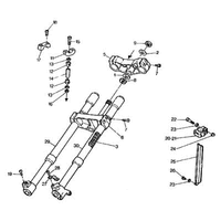 VORDERRADGABEL / STEUERKOPF