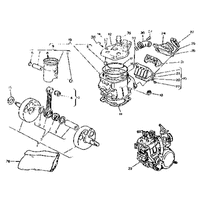 ZYLINDERKOPF / KOLBEN / KURBELWELLE