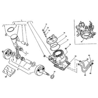ZYLINDERKOPF / KOLBEN / KURBELWELLE