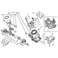 ZYLINDERKOPF / KOLBEN / KURBELWELLE