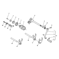 SCHALTGABEL / SCHALTWELLE / SCHALTWALZE
