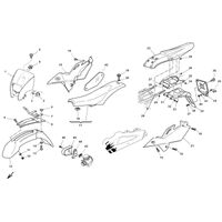KOTFLUEGEL / VERKLEIDUNG / SATTEL