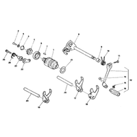 SCHALTGABEL / SCHALTWELLE / SCHALTWALZE