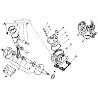 ZYLINDERKOPF / ZYLINDER / KOLBEN / KURELWELLE