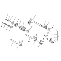 SCHALTGABEL / SCHALTWELLE / SCHALTWALZE