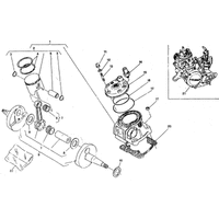 ZYLINDERKOPF / ZYLINDER / KOLBEN / KURBELWELLE