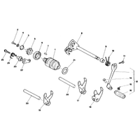 SCHALTGABEL / SCHALTWELLE / SCHALTWALZE