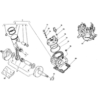 ZYLINDERKOPF / ZYLINDER / KOLBEN / KURBELWELLE