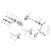 SCHALTGABEL / SCHALTWELLE / SCHALTWALZE