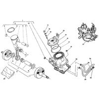 ZYLINDERKOPF / ZYLINDER / KOLBEN / KURBELWELLE
