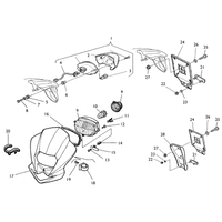 LAMPE /  SCHILDTRAEGER /  HUPE / SCHEINWERFERHALTER