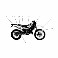 DEKOR FARBE GELB-BLAU