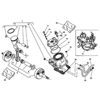ZYLINDERKOPF / ZYLINDER / KOLBEN / KURBELWELLE