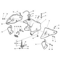 KRAFTSTOFFTANK / FLANKEN