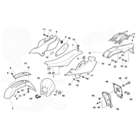 STREIFEN /  KOTFLUEGEL /  SITZBANK / SCHILDTRAEGER