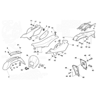 STREIFEN /  KOTFLUEGEL /  SITZBANK / SCHILDTRAEGER