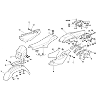 VERKLEIDUNG/ STREIFEN/ KOTFLUEGEL/ SATTEL/ GEPAECKHALTER