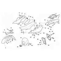 STREIFEN / KOTFLUEGEL / SITZBANK / SCHILDTRAEGER