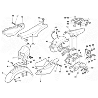 VERKLEIDUNG / STREIFEN /  KOTFLUEGEL / SATTEL / GEPAECKTRAEGER