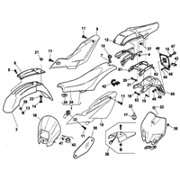 STREIFEN /  KOTFLUEGEL /  SITZBANK / SCHILDTRAEGER