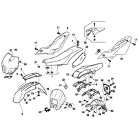 STREIFEN /  KOTFLUEGEL /  SITZBANK / SCHILDTRAEGER