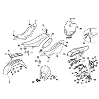 STREIFEN /  KOTFLUEGEL /  SITZBANK / SCHILDTRAEGER