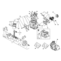 ZYLINDERKOPF / ZYLINDER / KOLBEN / KURBELWELLE