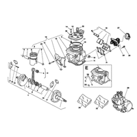 ZYLINDERKOPF / ZYLINDER / KOLBEN / KURBELWELLE