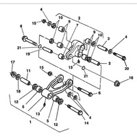 HEBELWERK / HINTERHAUFHAENGUNG