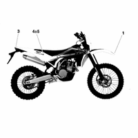 DEKOR FARBE ROT-WEISS-SCHWARZ