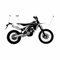 DEKOR FARBE ROT-WEISS-SCHWARZ